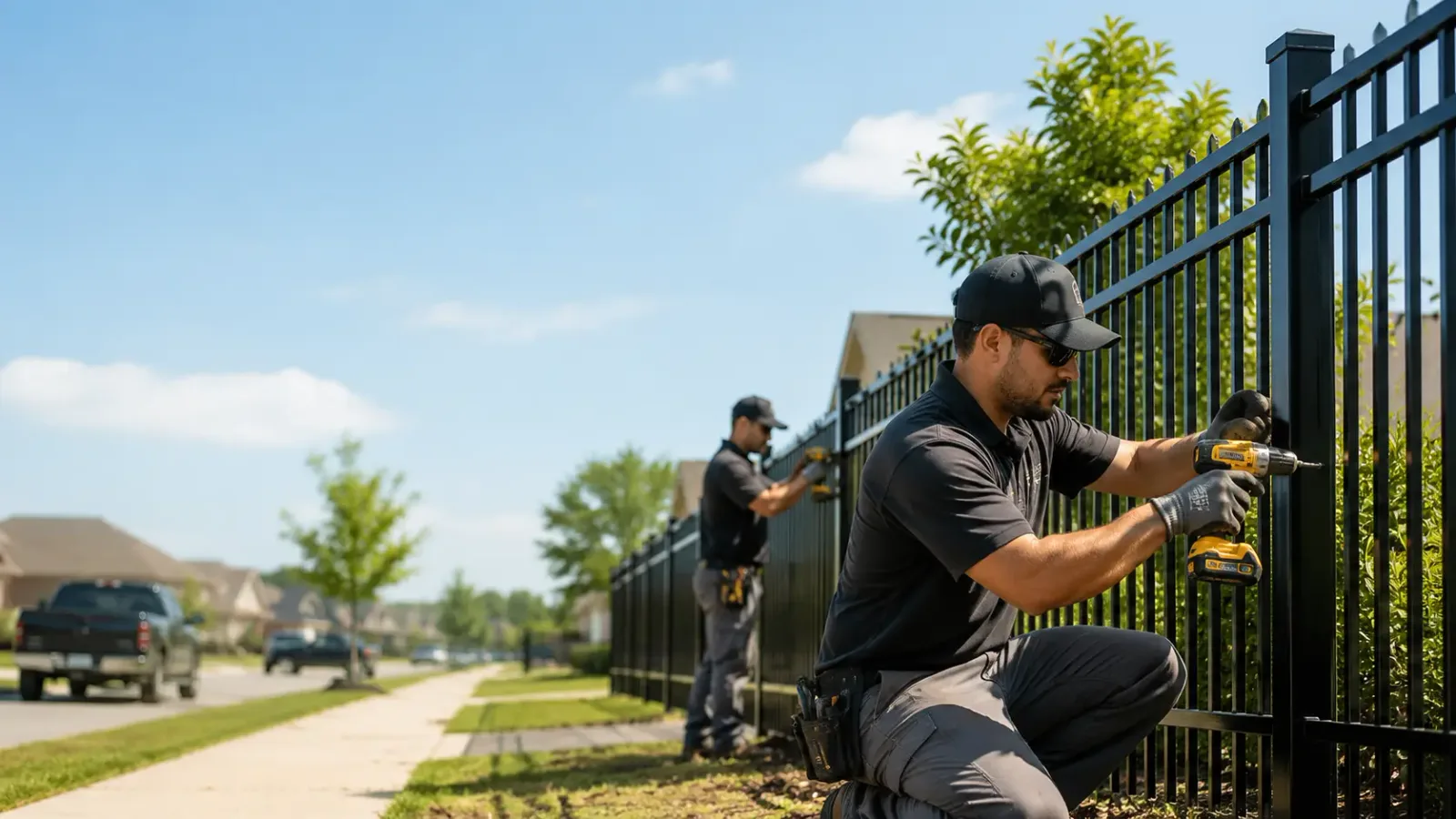 Metal Fence Installation in Lincoln, AR